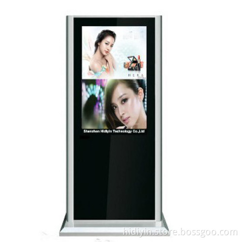 large size wall floor advertising player usb wifi 3g hdmi 26"